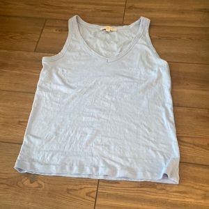 Loft baby blue v neck tank top